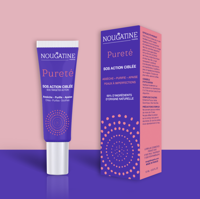 SOS Action ciblée pour ciblée les imperfections du visage